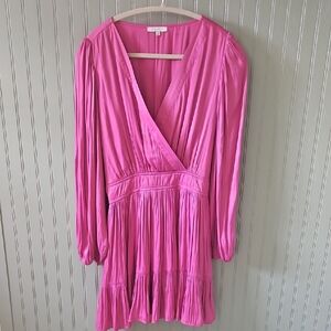 Pink Long Sleeve Dress